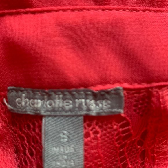 Charlotte Russe Laced Back Top - Picture 4 of 7